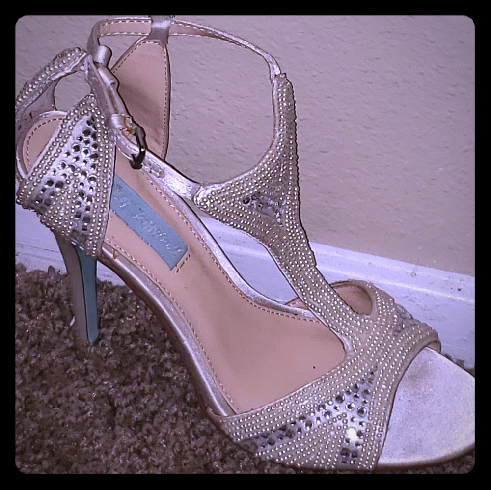 Betsey Johnson Satin Heel